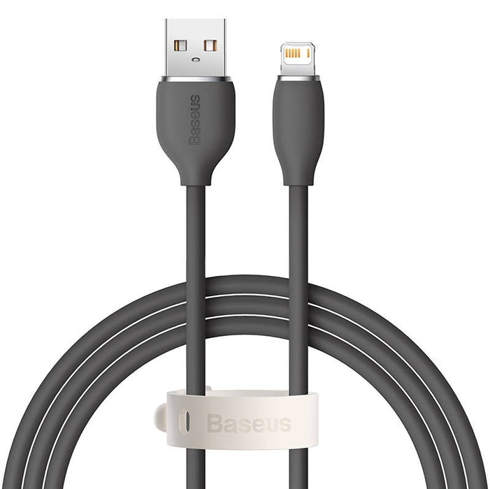 Baseus Jelly  cable USB to Lightning, 2,4A, 1,2m (black)