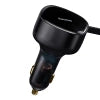 Car Charger Baseus Enjoyment with cable USB-C + Lightning 3A, 30W (Black)