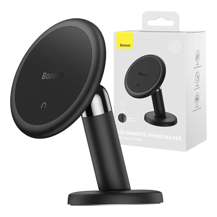 Baseus C01 Magnetic Car Holder for Dashboard (black)