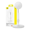 Magnetic Desktop Phone Stand Baseus MagPro (white)