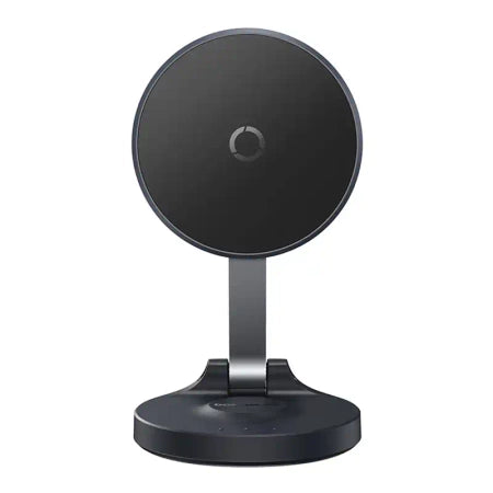 Magnetic Desktop Phone Stand Baseus MagPro self-adhesive (black)