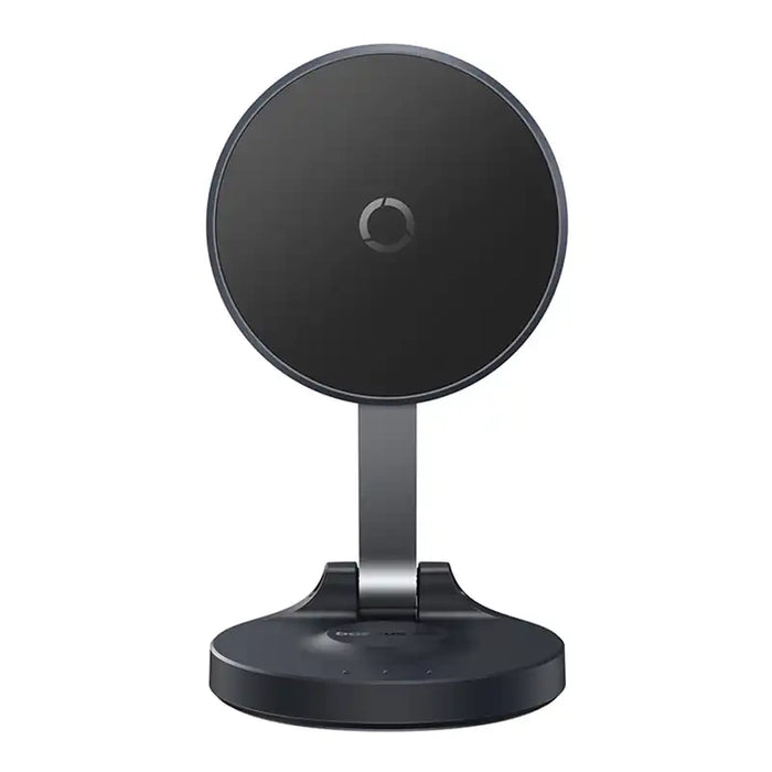 Magnetic Desktop Phone Stand Baseus MagPro self-adhesive (black)