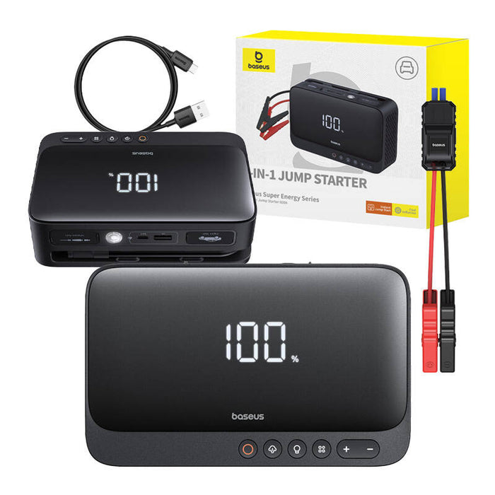 Powerbank/Car Jump Starter Baseus Super Energy, 600A (black)