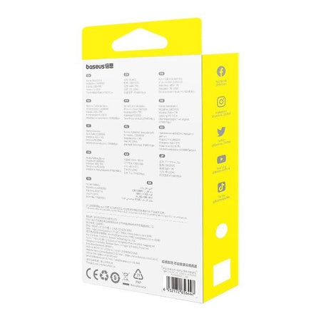 Fast Charging Cable 3in1 Baseus Free2Draw USB-C to USB-C/Lightning/Micro 100W, 1,1m (white)