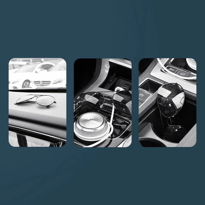 Baseus Car Holder Glasses Clip Silver (ACYJN-B0S)