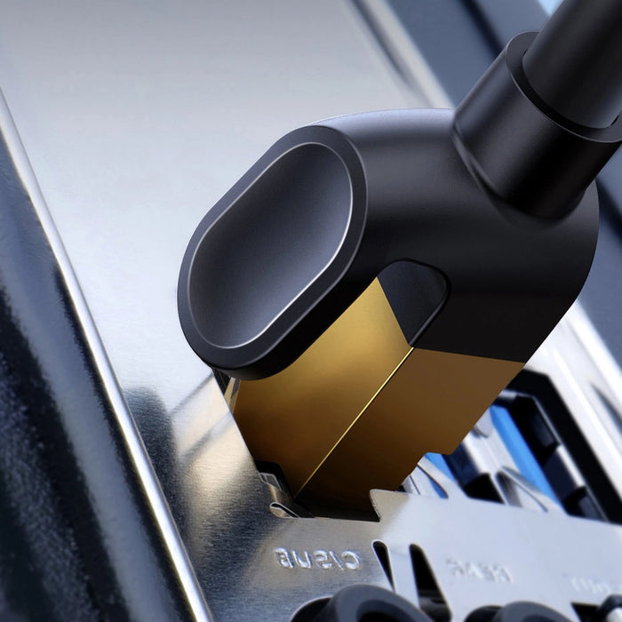 Baseus Ethernet RJ45, 10Gbps, 0.5m network cable (black)