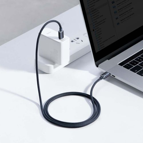 Baseus Crystal Shine cable USB-C to USB-C, 100W, 1.2m (black)