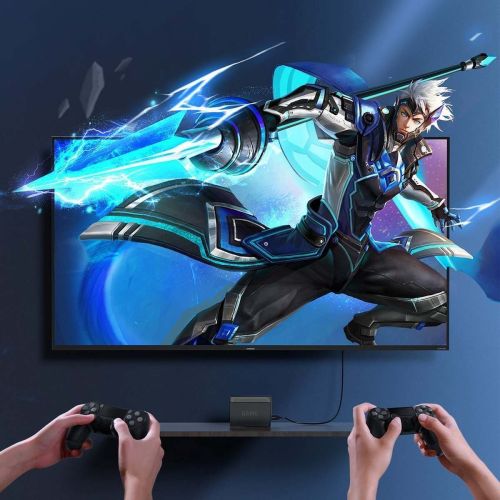 Baseus 2x HDMI 2.0 4K 60Hz Cable, 3D, HDR, 18Gbps, 2m (black)