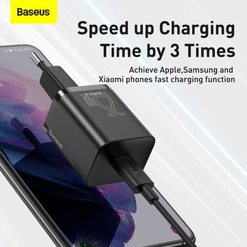 Baseus Super Si Quick Charger 1C 25W (black)