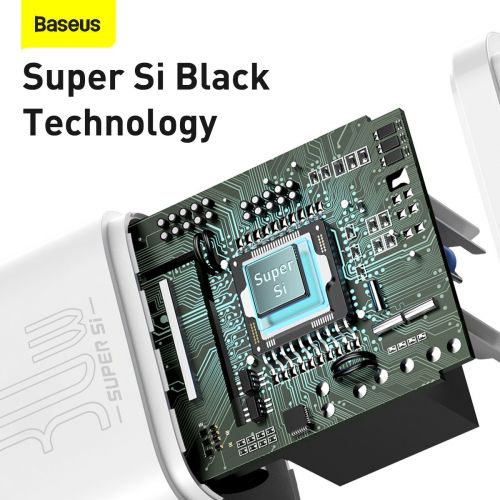 Quick Charger Baseus Super Si 1C 30W (white)