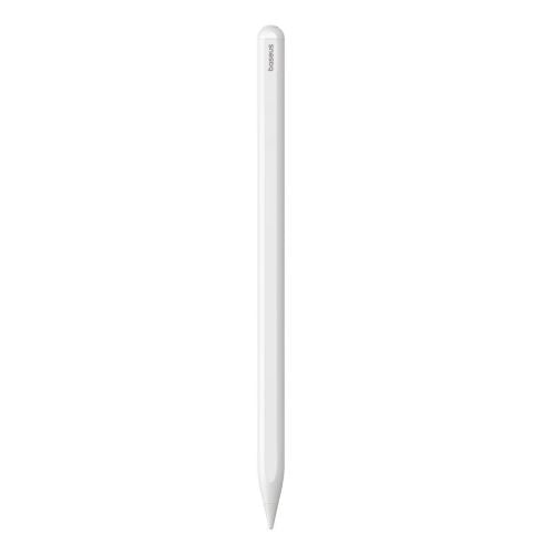 Baseus Tablet Tool Pen Smooth Writing 2 Wireless Charging with LED Indicator + Active Replaceable Tip for iPad, White (P80015803213-00)