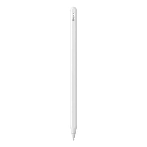 Baseus Tablet Tool Active Stylus Pen Wireless Charging with LED Indicator + Active Replaceable Tip for iPad, White (SXBC020002)