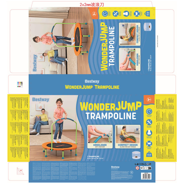 TRAMPOLINE F91X96CM BESTWAY 59100