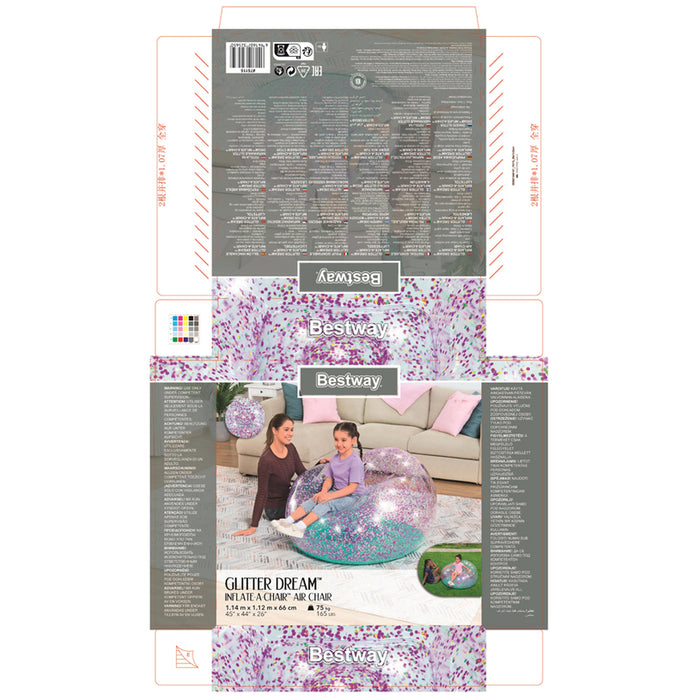 INFLATABLE ARMCHAIR 114X112X66CM BESTWAY 75115 BESTWAY 75115
