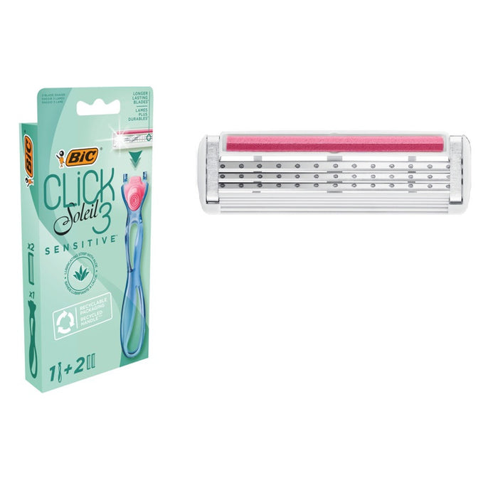 SYSTEM BIC CLICK SOLEIL3 SENSITIVE BL1+2 BIC KNIVES