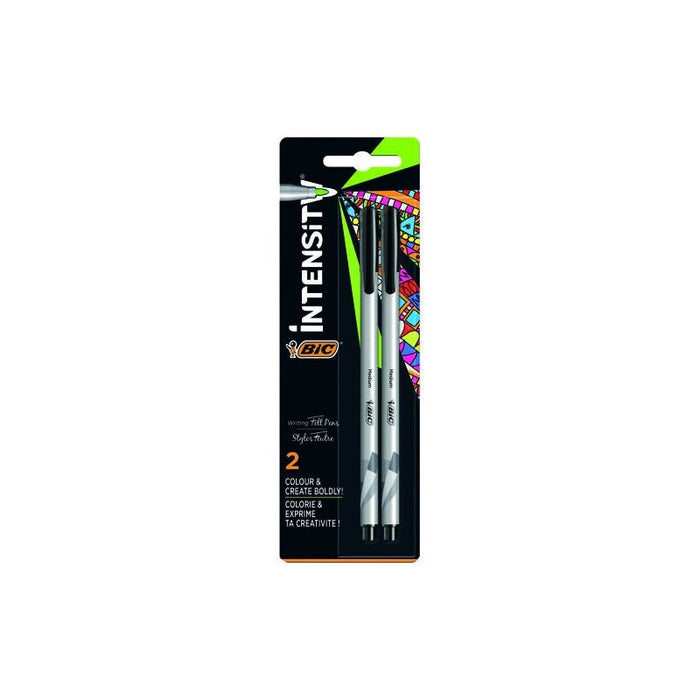 FINE PENS INTENSITY MEDIUM 2 BIC - BLACK