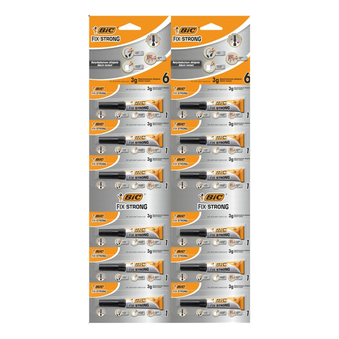 INSTANT GLUE 3 gr. FIX STRONG 12 BIC