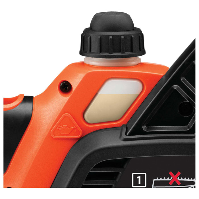 BATTERY CHAINSAW BLACK&DECKER GKC1825LB-XJ 18 V, WITHOUT BATTERY AND CHARGER, BAR LENGTH 25.00 cm