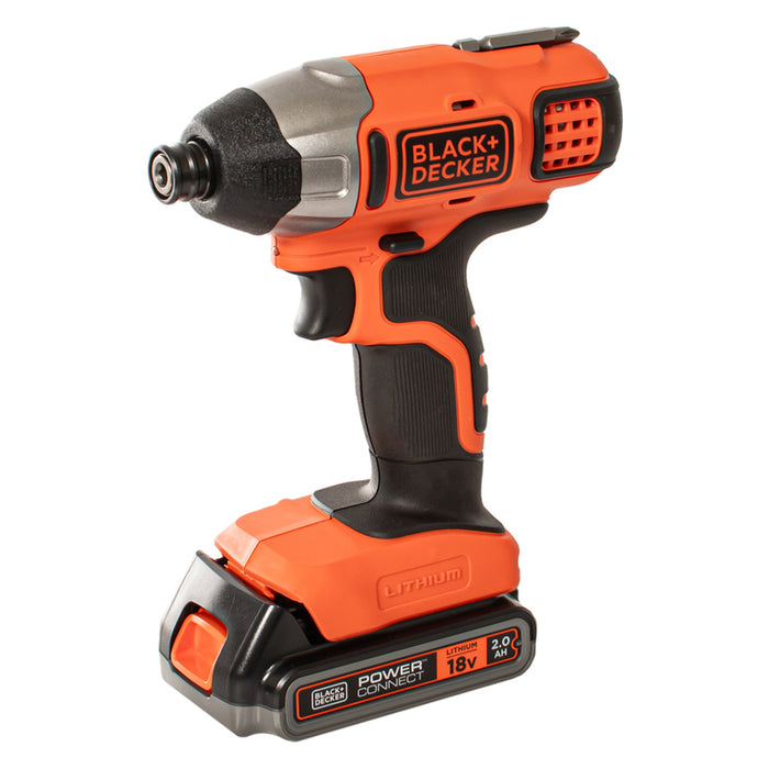 BLACK&DECKER BDCIM18D1A-QW CORDLESS IMPACT DRIVER 18 V, 155.00 nm, NUMBER OF BATTERIES 1, 2.00 Ah