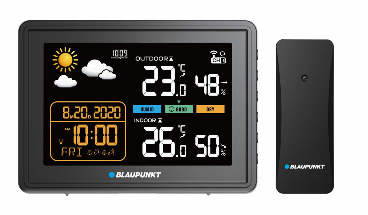 Weather station with outdoor sensor Blaupunkt WS30BK