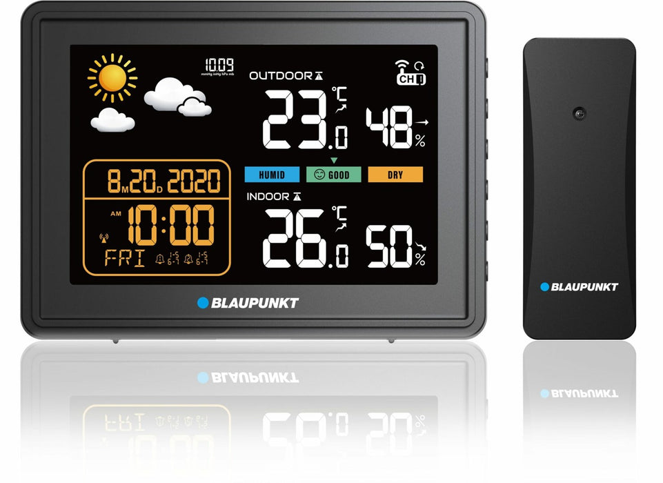Weather station with outdoor sensor Blaupunkt WS30BK