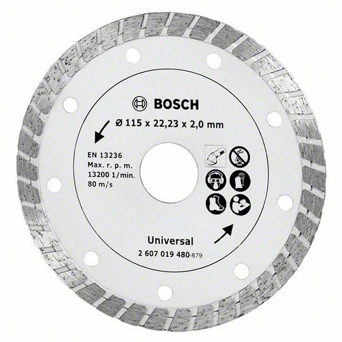 DIAMOND DISC FOR CUTTING NON-METAL BOSCH 115x2x22.23