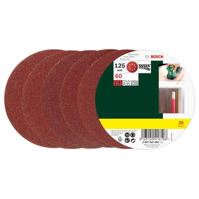 SET OF SANDING PADS 25 PCS. BOSCH K 60