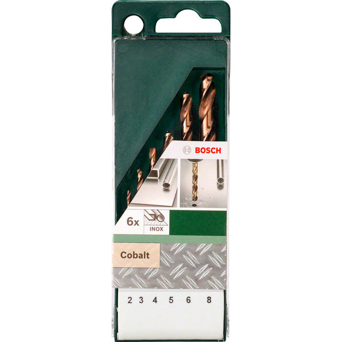 DRILL SET 2-8 MM BOSCH 6 PCS