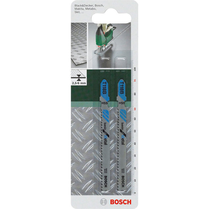 JIG SAW KNIFE 2 PCS. BOSCH T118B