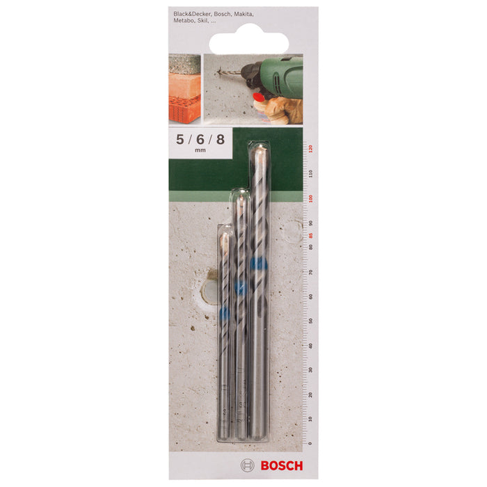 BOSCH CONCRETE DRILL SET 3 PIECES