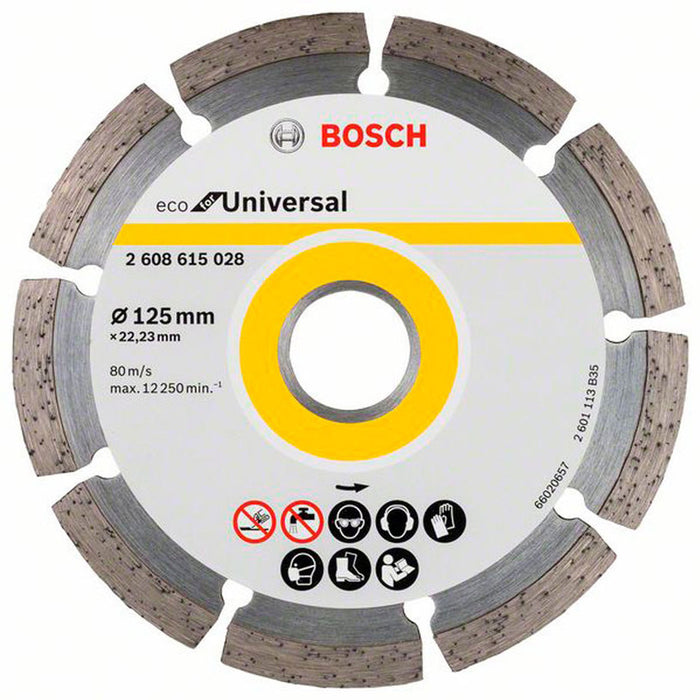 DIAMOND DISC FOR CUTTING NON-METAL BOSCH 125x22.23
