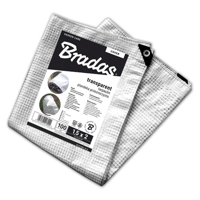 CANVAS/TARPING 2X3M TRANSPARENT BRADAS PLC1002/3