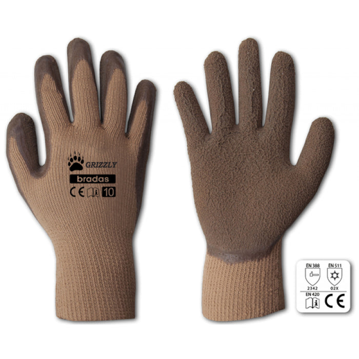 GLOVES SIZE: 9 BRADAS GRIZZLY