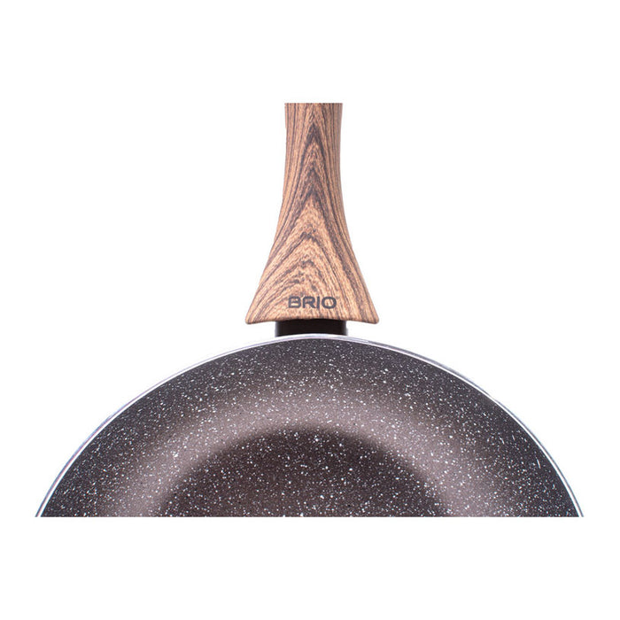 WOK PAN 28CM BRIO MOCCA MARBLE