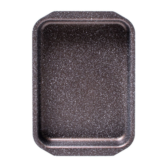 RECTANGULAR TRAY 34 X 24 X 7CM BRIO MOCCA MARBLE