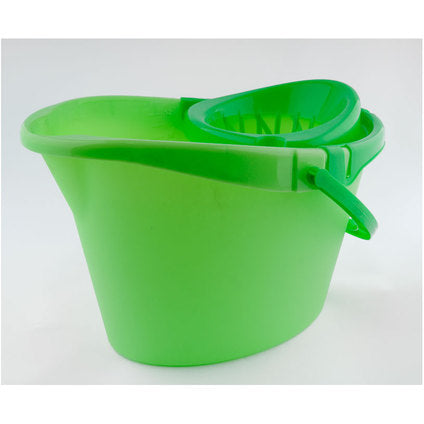 OVAL PLASTIC BUCKET WITH STRAINER 12L BRIO