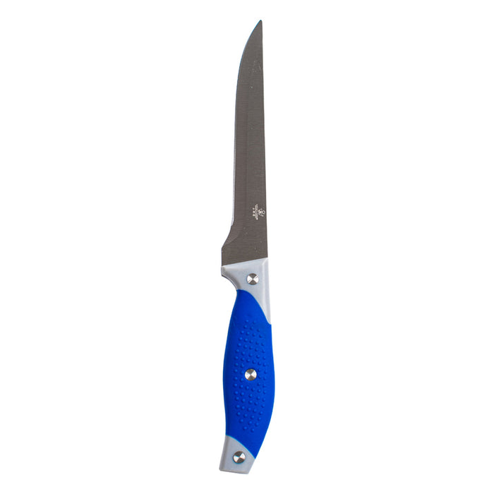 MEAT KNIFE WITH RUBBER HANDLE, 15CM BRIO