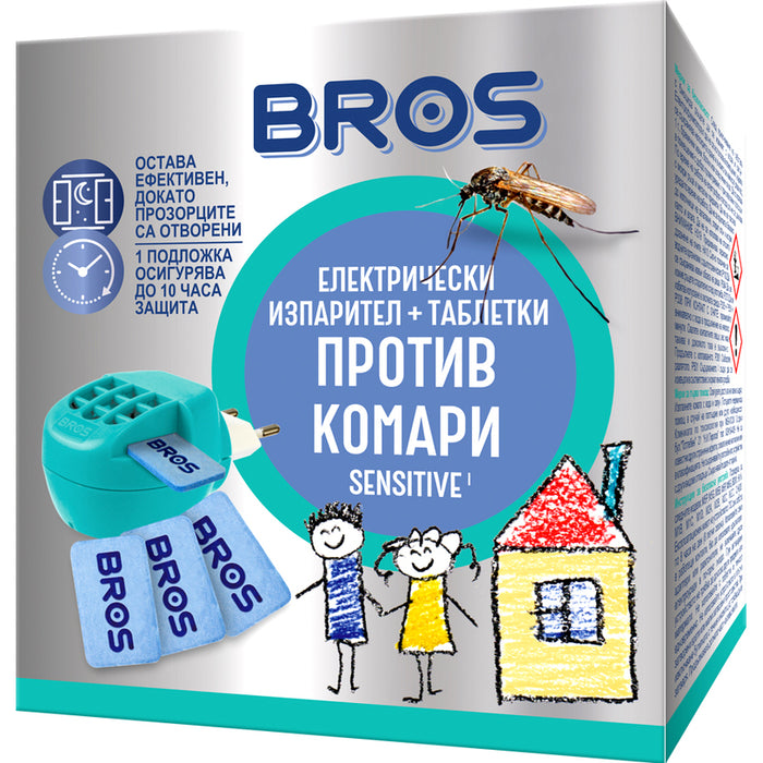 CHILDREN'S EL. MOSQUITO VAPOR WITH 10 PCS. BROS BS-370 TABLETS