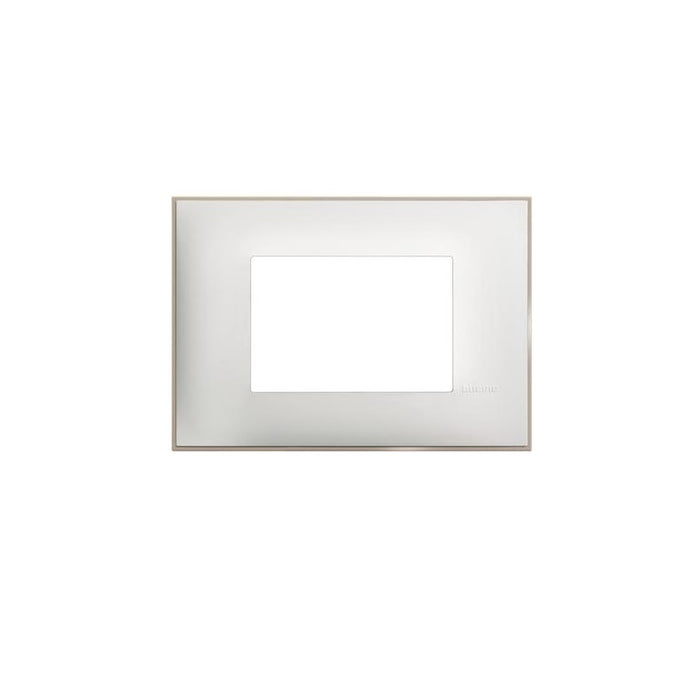 3-MODULE FRAME CLASSIA LEGRAND - WHITE SATIN