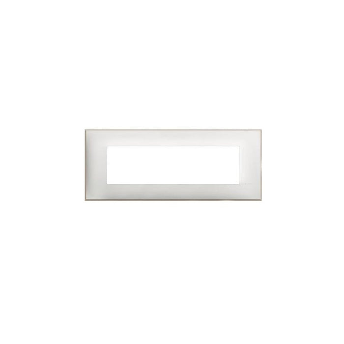 7-MODULE FRAME CLASSIA LEGRAND - WHITE SATIN