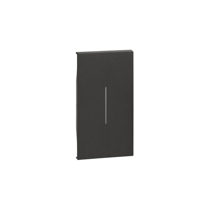 TWO-MODULE PANEL KEY LIVING NOW LEGRAND - BLACK