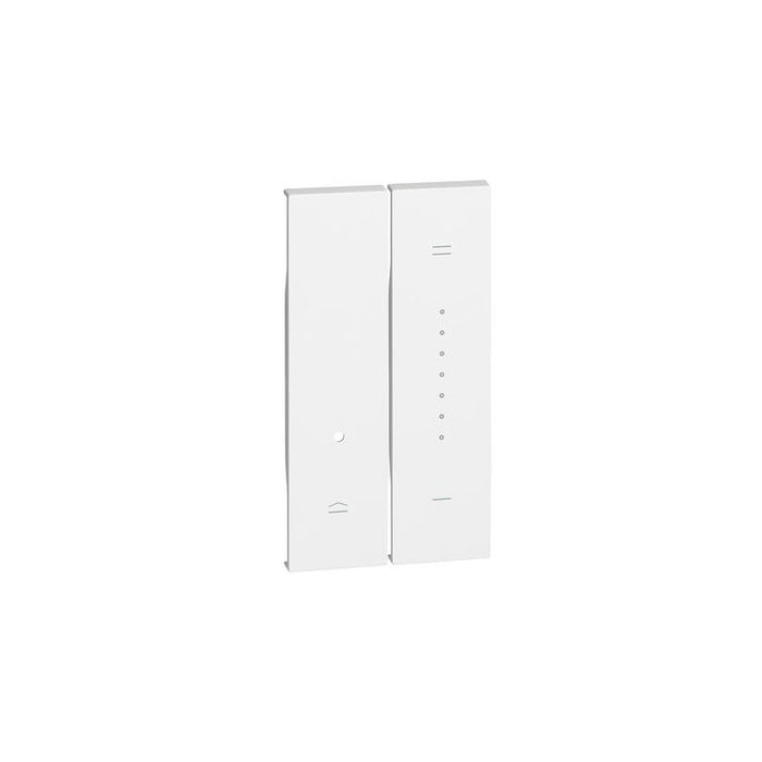 TWO-MODULE FACE PANEL FOR LIVING NOW LEGRAND DIMMER - WHITE