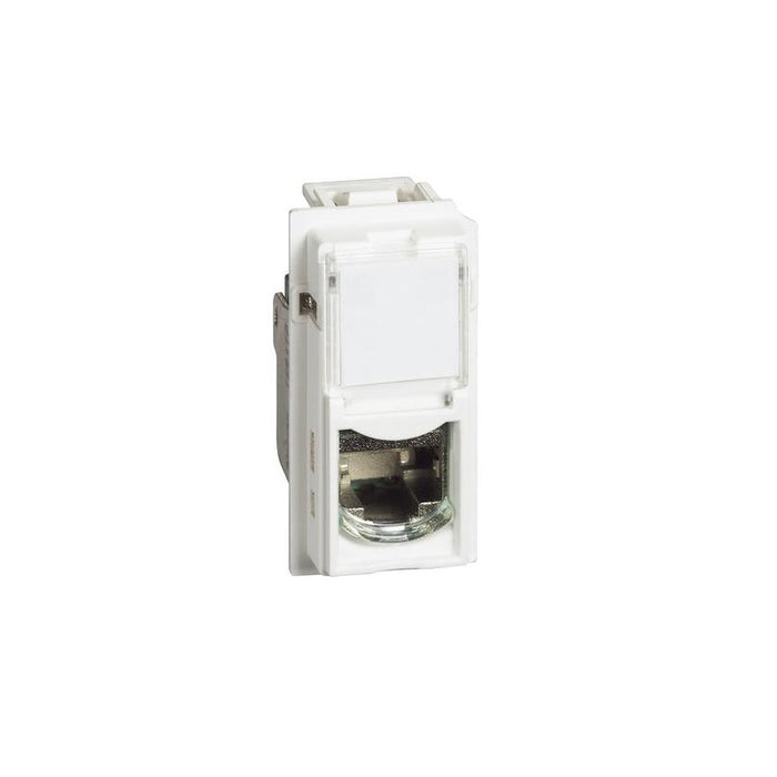 SINGLE-MODULE SOCKET RJ-45 UTP CATEGORY 6 LIVING NOW LEGRAND - WHITE