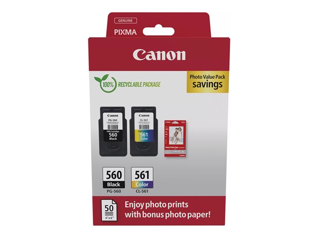 CANON CRG PG-560/CL-561 Ink Cartridge PVP
