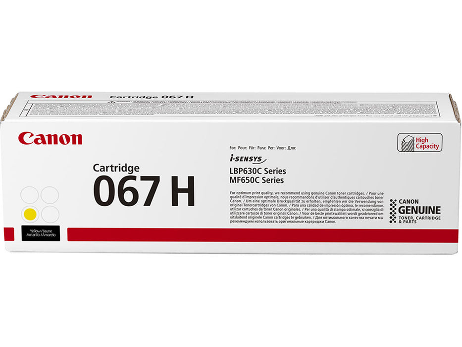 CANON Toner Cartridge 067 High yield Yellow