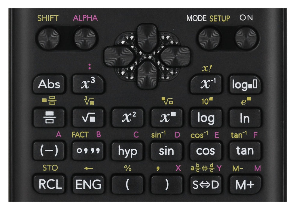 CASIO FX-82ESPLUS-2 CALCULATOR SCIENTIFIC, 252 FUNCTIONS, 77X162MM, BLACK, BOX