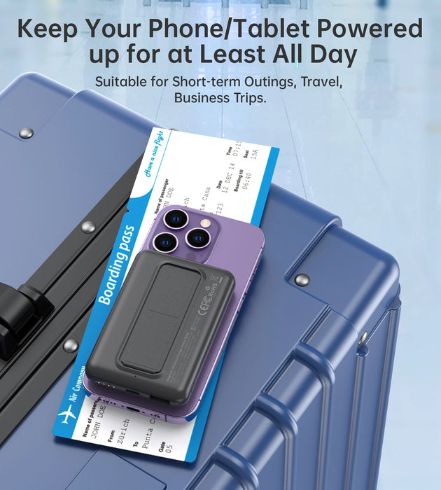 Choetech B662 wireless MagSafe 5000mAh powerbank - black