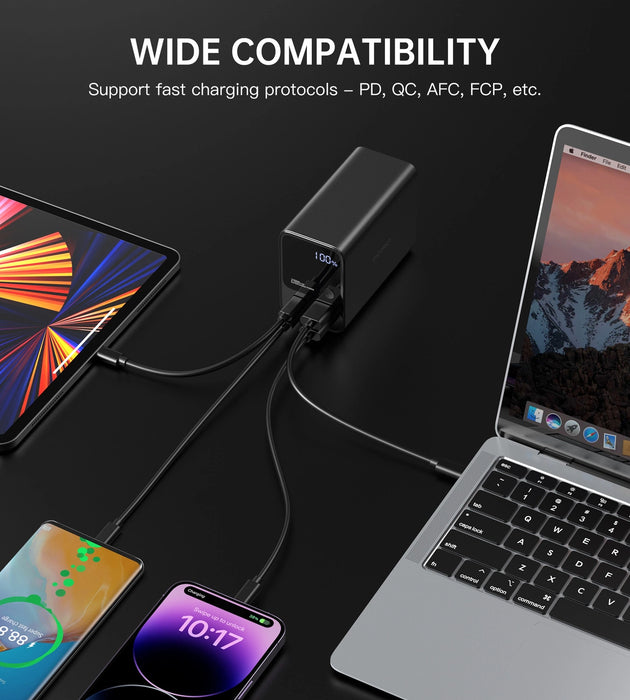 Choetech B635BK USB-A / USB-C Powerbank 22.5W 27000mAh - black