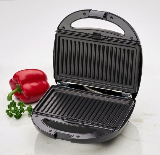 Clatronic ST/WA 3670 sandwich maker 800 W Black, Stainless steel