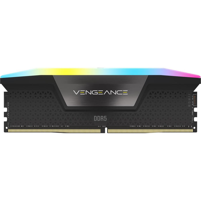 CORSAIR VENGEANCE RGB 32GB 2x16GB DDR5 6000MT/s DIMM Unbuffered 36-44-44-96 Std PMIC XMP 3.0 Black Heatspreader PCB 1.4V